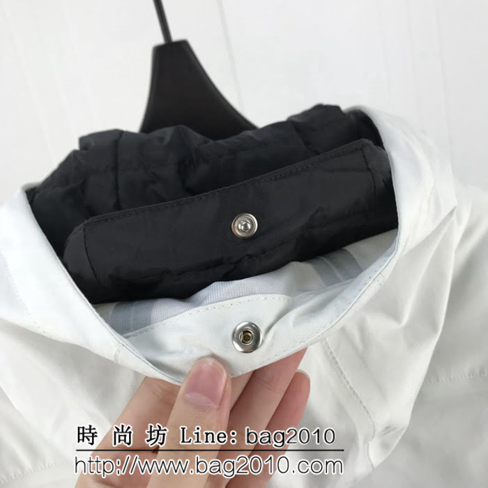 PRADA普拉達 長紅標男士頂級戶外型設計 防水可脫卸 連帽羽絨服 保暖外套 男女同款 ydi2614